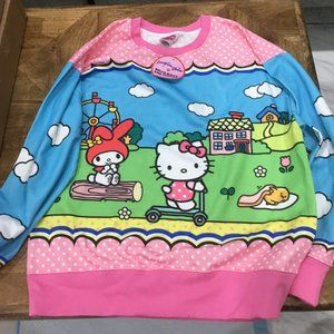 Irregular Choice   Hello Kitty limited collection sweatshirt size XL New $349.00